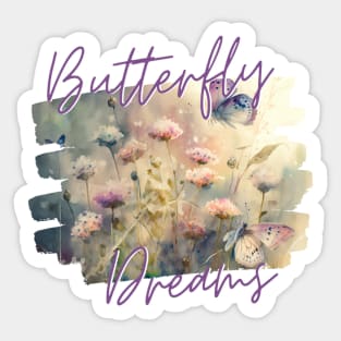 Twilight Butterfly Dreams Sticker